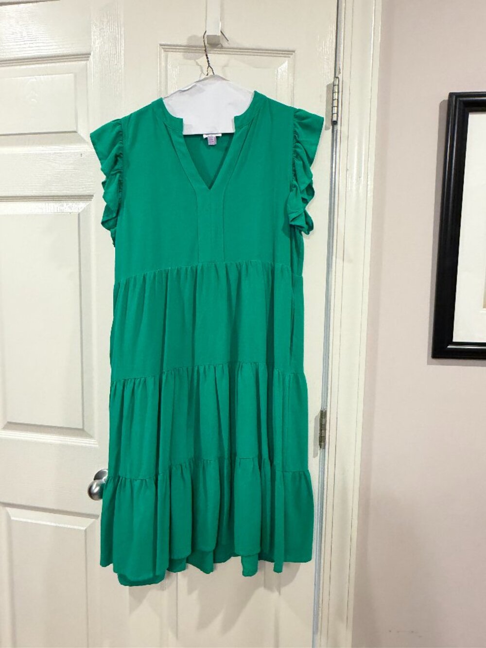 Shop the Mint Tiered Dress Size Large Green